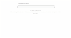 Desktop Screenshot of consumerinsure.org